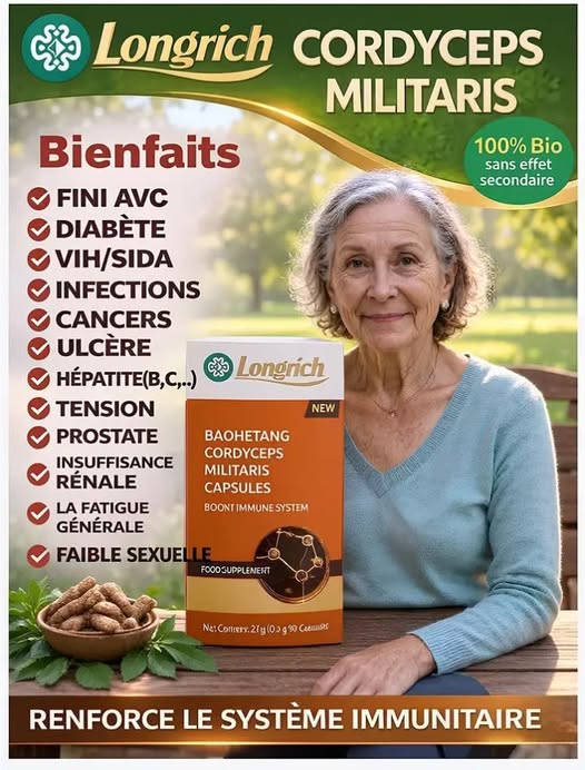Vous êtes fatigué(e), à bout de souffle ou sans énergie ? Le Cordyceps Militaris Longrich change tout ✨