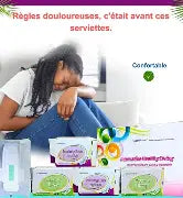 Dites adieu aux règles douloureuses, aux fibromes, aux myomes... Serviette Hygiénique Magnétique Longrich – Soulage, Protège & Assainit | Carton 19 packs