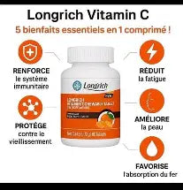 Fini la fatigue, boostez votre immunité naturellement - Vitamine C Longrich